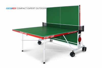 Теннисный стол всепогодный Compact Expert Outdoor green